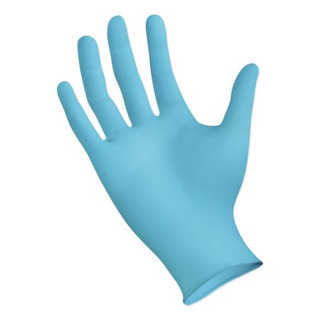Boardwalk 380 Series, Nitrile Disposable Gloves, 4 mil Palm, Nitrile, Powder-Free, XL, 1000 PK, Blue 380XLCTA